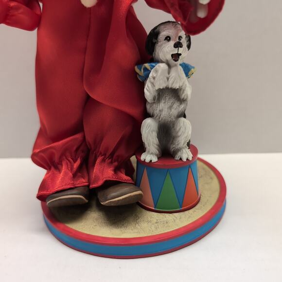 1990 Tommy The Clown Reco Knowles J McClelland Children's Circus Porcelain Doll - Picture 7 of 16